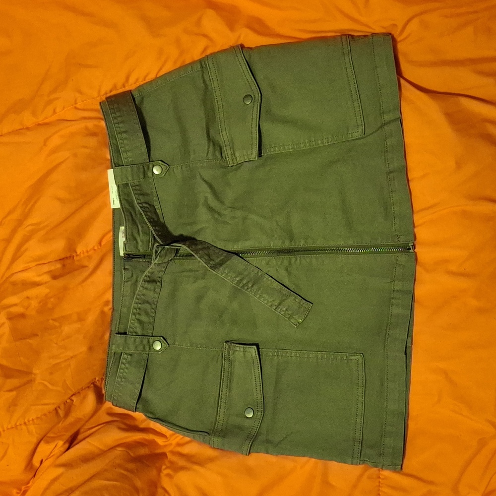 Green skirt